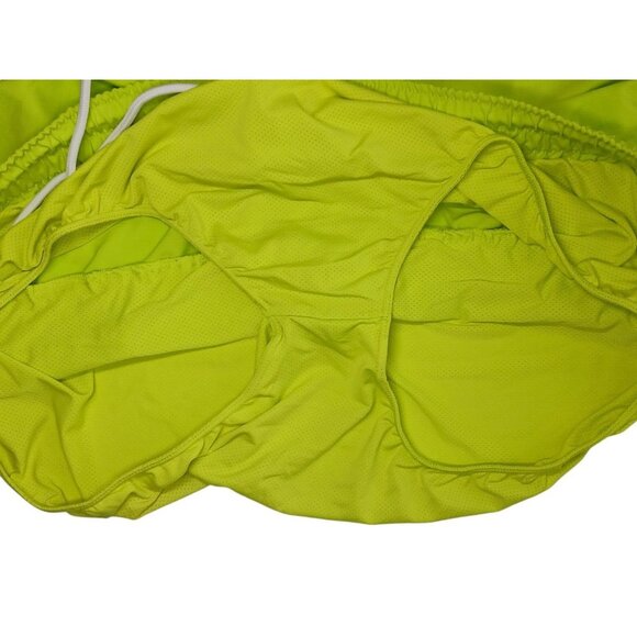 Duluth Trading Pier Genius Swim Trunks 3XL XXXL Yellow Tan Colorblock Lined - Picture 7 of 11